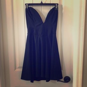 Size medium plunge skater dress from Lulus